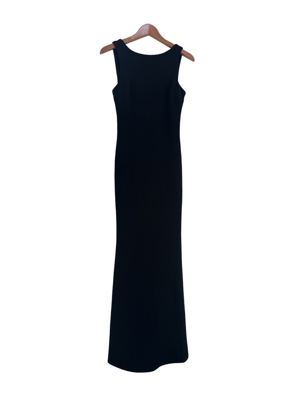 NWT Lulus Black Cut Out Back Sleeveless Maxi Dress New with Tags
